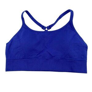 Marika Size Large Purple Racerback Sports Bra